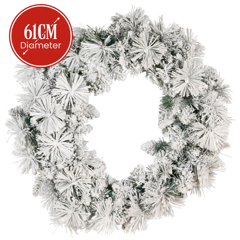 Christabelle 61cm Christmas Wreath with LED Lights