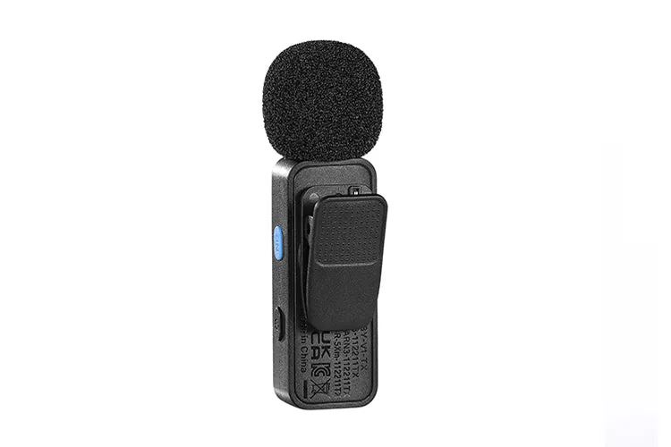 Boya BY-V2 Dual Wireless Lavalier Mic for iPhone iPad