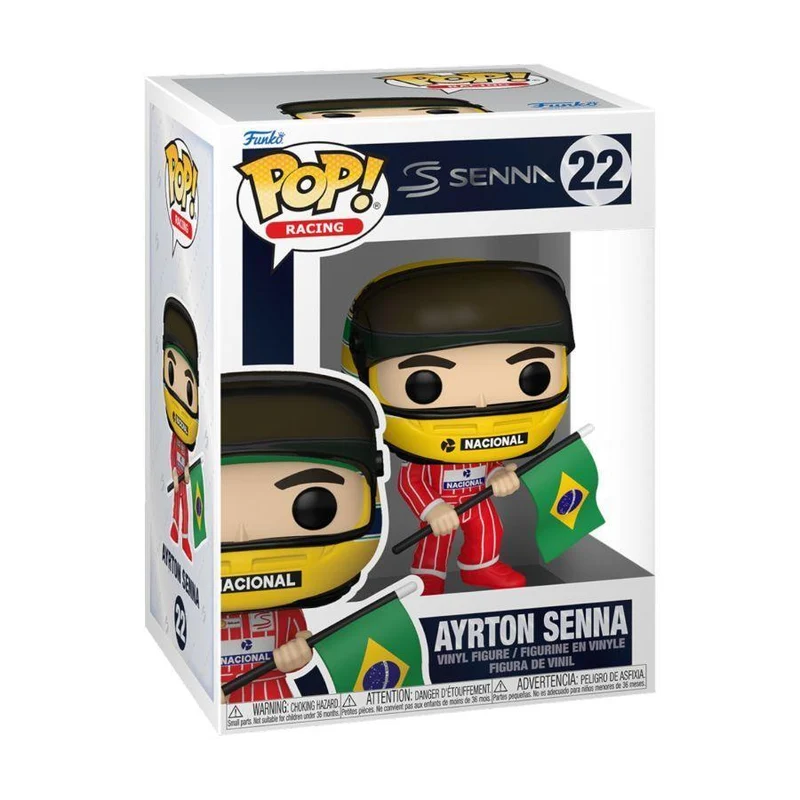 Formula 1 – Ayrton Senna with Flag Pop! Vinyl