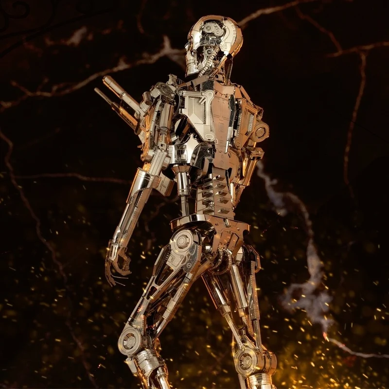 Metal Earth - 3D Metal Model Kit - ICONX The Terminator T-800 Endoskeleton