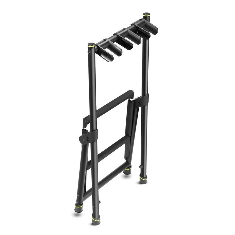 Gravity VARIG3 Multiple 3-Rack Stand Storage For Acoustic/Bass Guitar Black