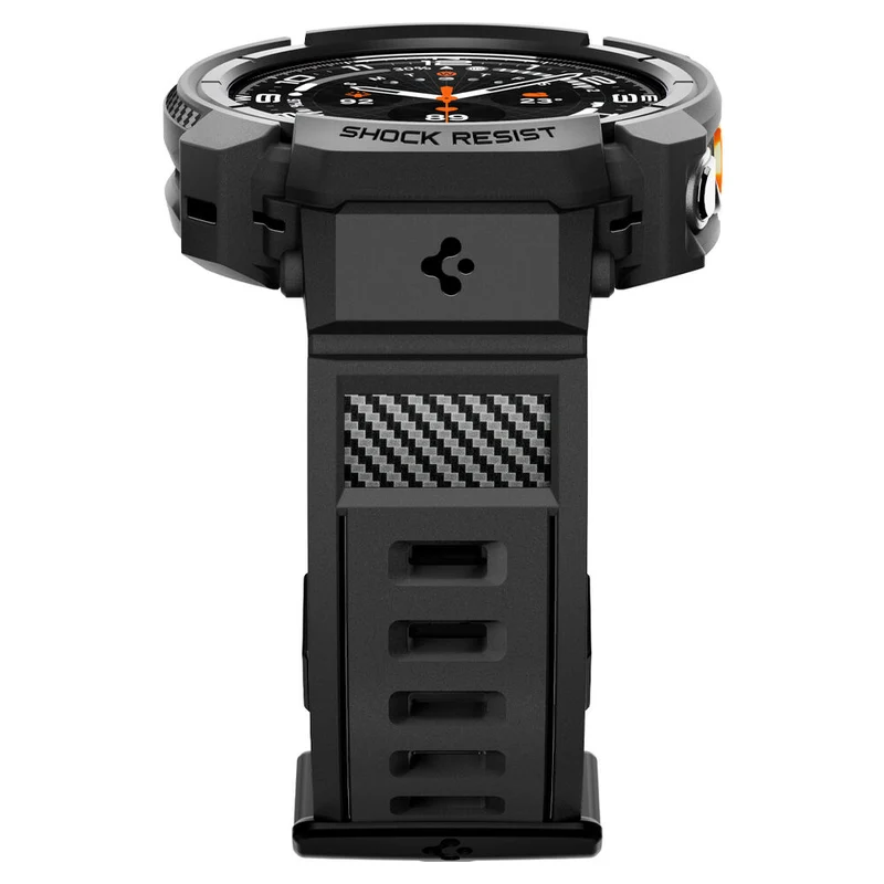 Spigen Galaxy Watch Ultra 2 47mm 2026 Rugged Armor Pro Band Case (Black)