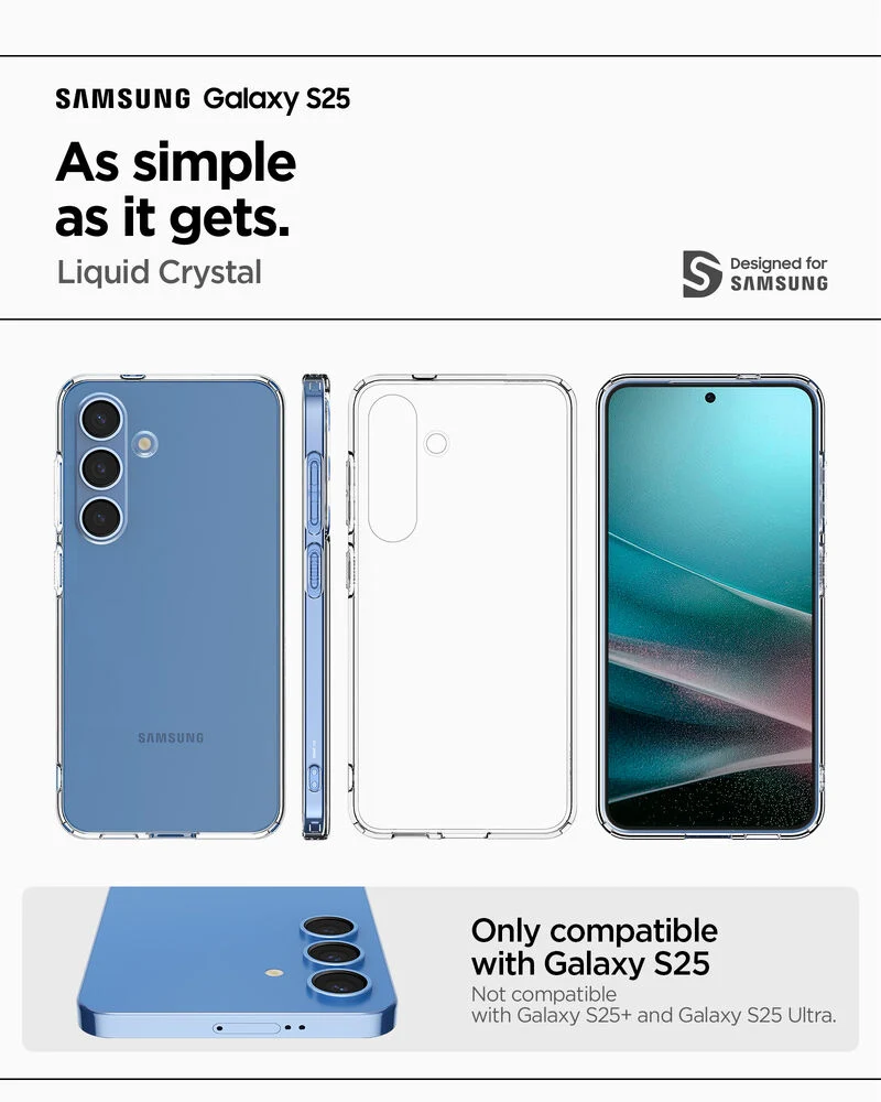 SPIGEN Liquid Crystal Case for Galaxy S25 (Clear)