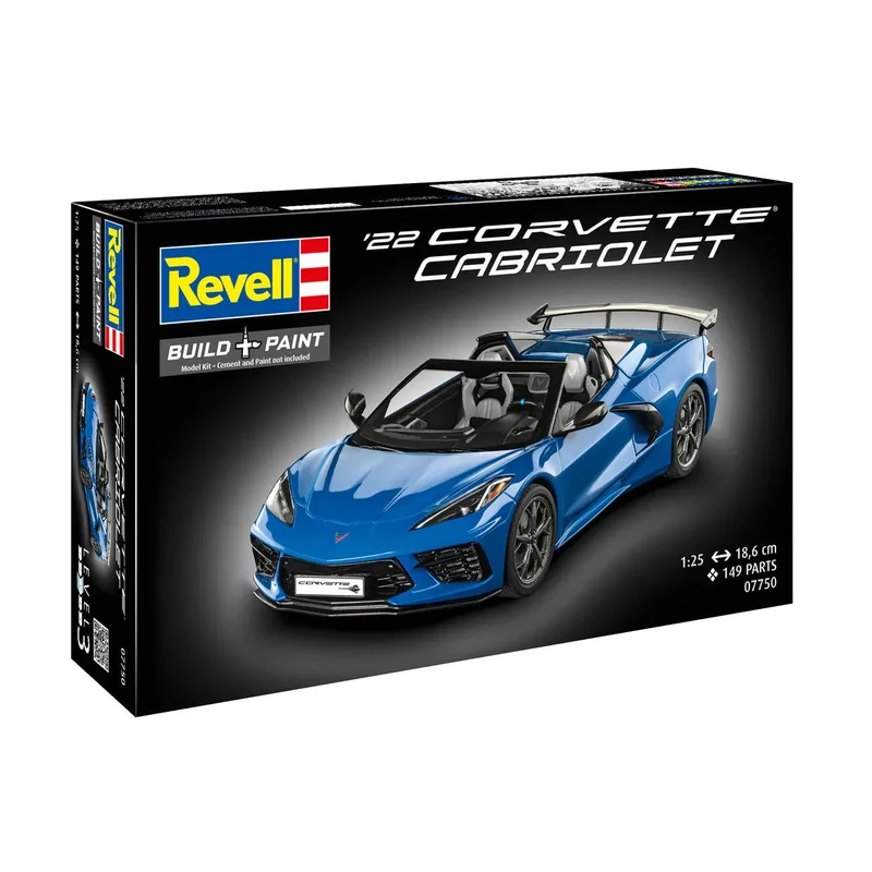 1/25 Corvette C8 Cabriolet Model Kit