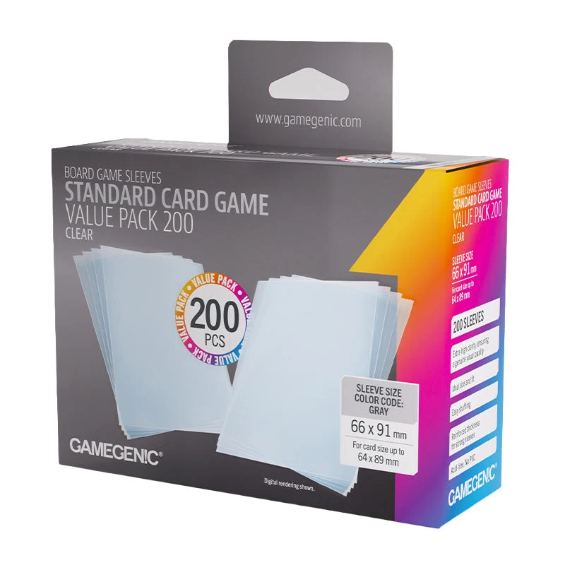 Gamegenic Standard Size 66mm x 91mm 200pc