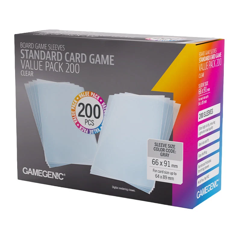 Gamegenic Standard Size 66mm x 91mm 200pc
