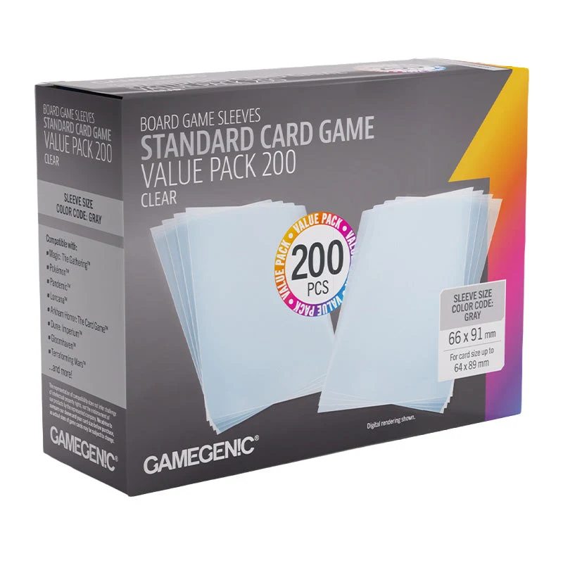 Gamegenic Standard Size 66mm x 91mm 200pc