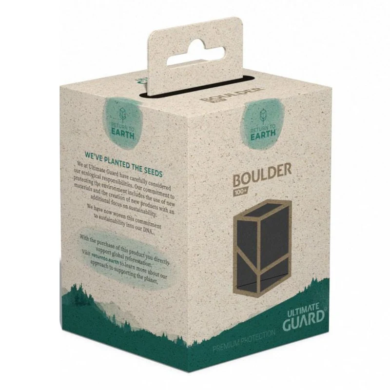 Ultimate Guard Return to Earth Boulder 100+ Deck Box Black
