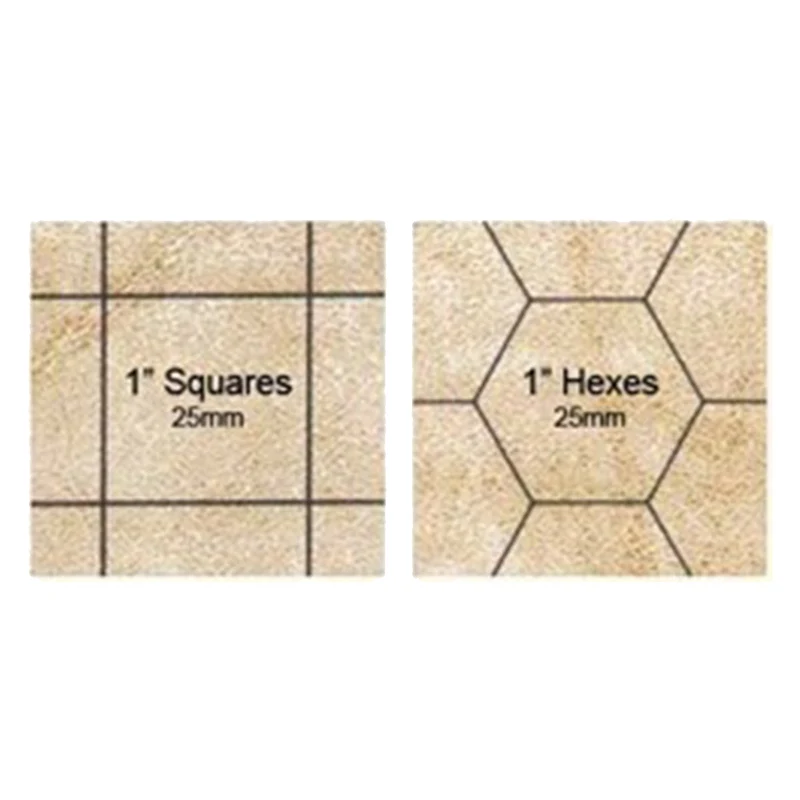 Chessex Reversible Megamat 1 Squares & 1 Hexes 34.5 x 48 Inches