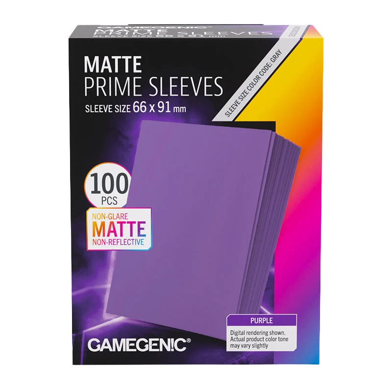 Gamegenic Matte Prime 100ct Purple Sleeves