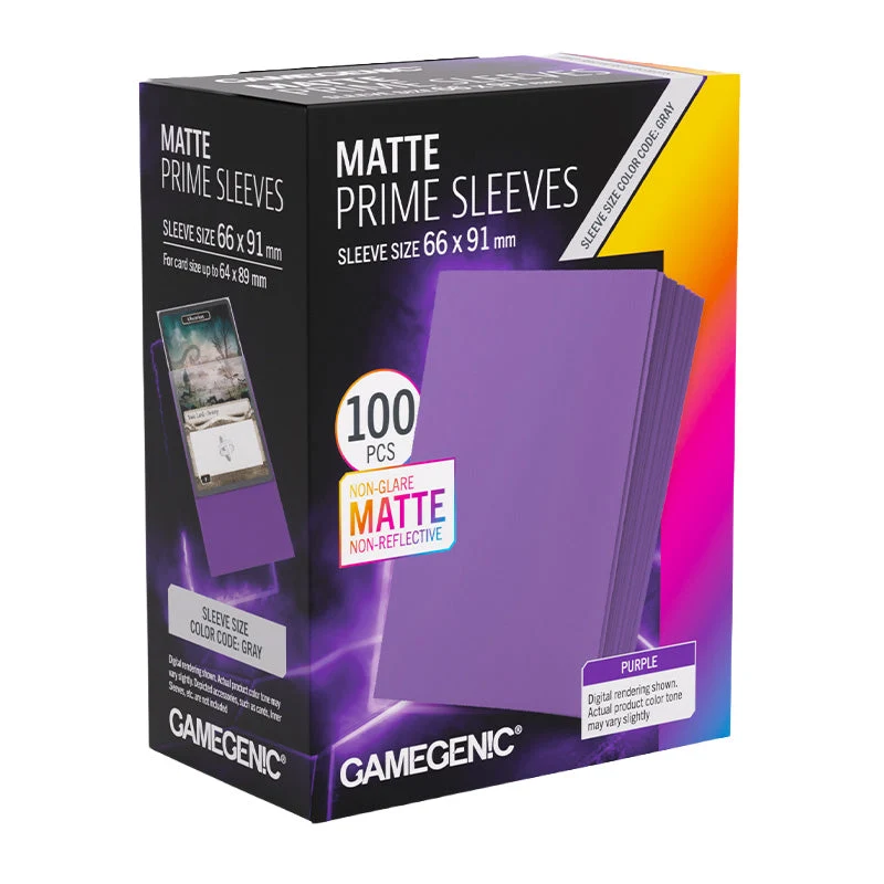Gamegenic Matte Prime 100ct Purple Sleeves