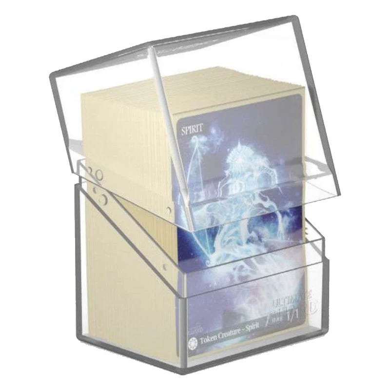 Ultimate Guard Boulder Deck Case 80+ Standard Size Clear Deck Box