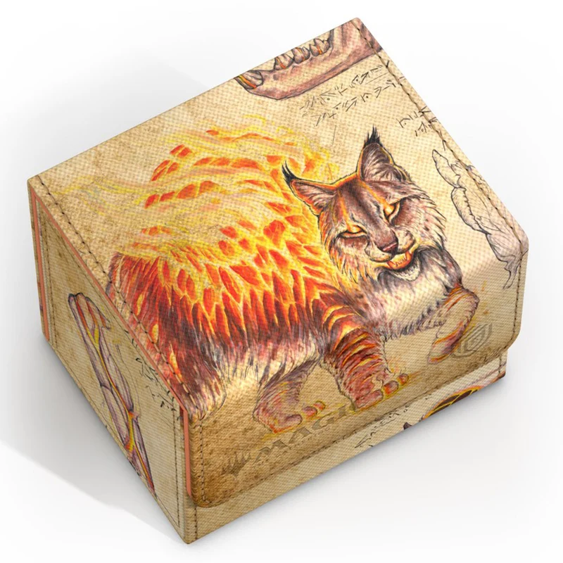 Ultimate Guard Sidewinder 100+ Xenoskin Deck Box - MTG Bloomburrow - Sunspine Lynx