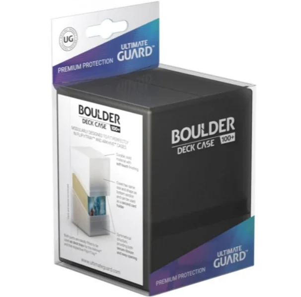 Ultimate Guard Boulder Deck Case 100+ Standard Size Onyx