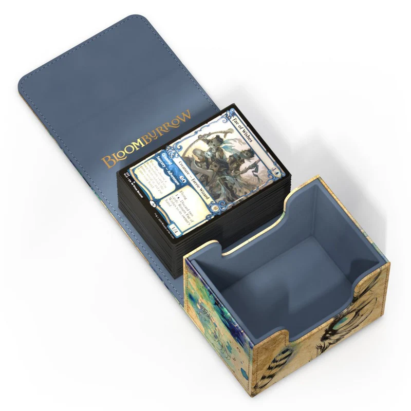 Ultimate Guard Sidewinder 100+ Xenoskin Deck Box - MTG Bloomburrow - Maha, Its Feathers Night