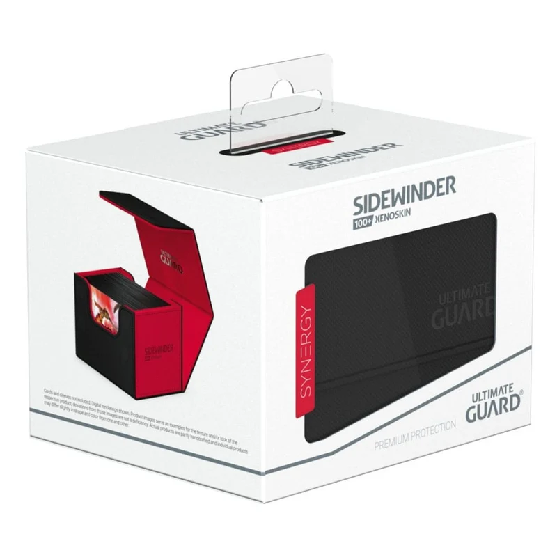 Ultimate Guard Synergy Sidewinder 100+ Black/Red Deck Box