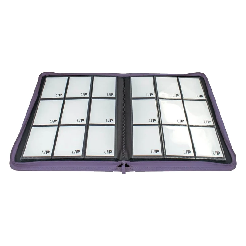 ULTRA PRO Binder - Vivid 9-Pocket Zippered Pro-Binder: Purple