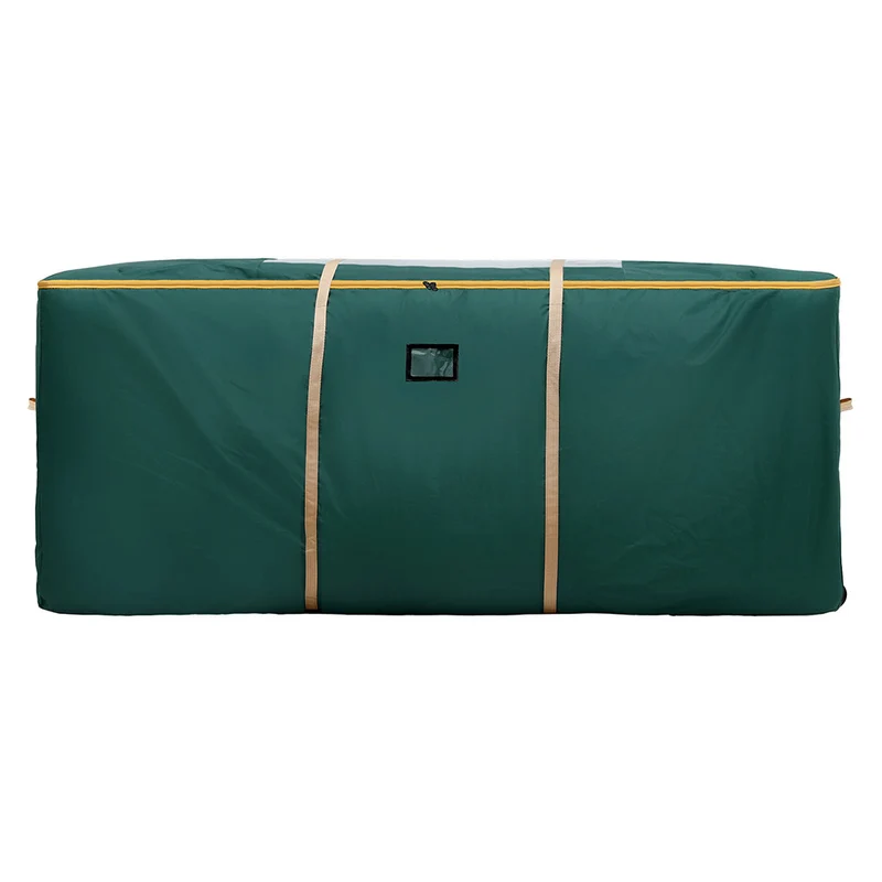 Jingle Jollys Christmas Tree Storage Bag Up to 10ft Visible Handle Wheels Green