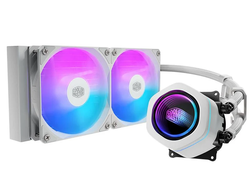 Cooler Master MasterLiquid Core Nex 240 ARGB All-in-One Cooler - White