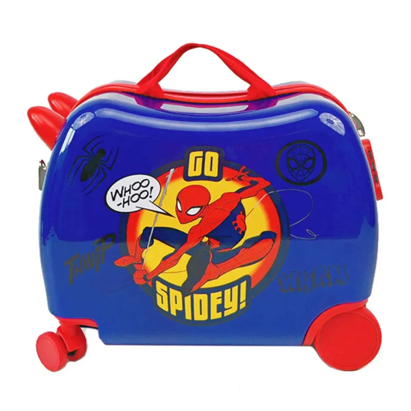 Spiderman Spidey Ride-On Trolley Suitcase - Blue