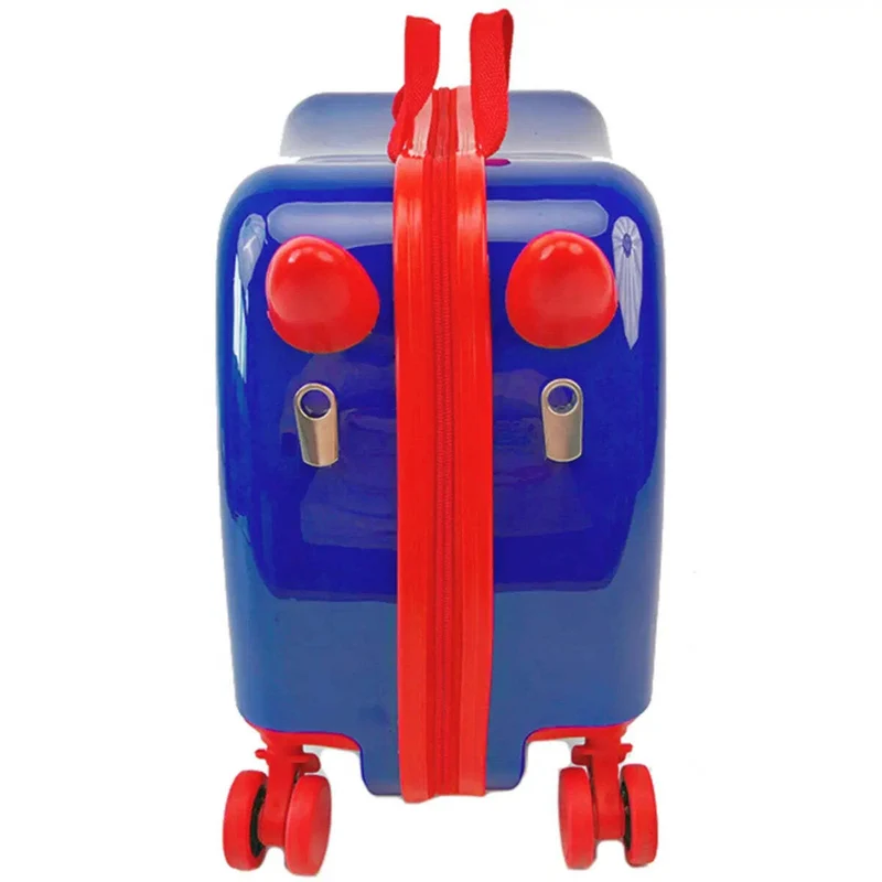 Spiderman Spidey Ride-On Trolley Suitcase - Blue