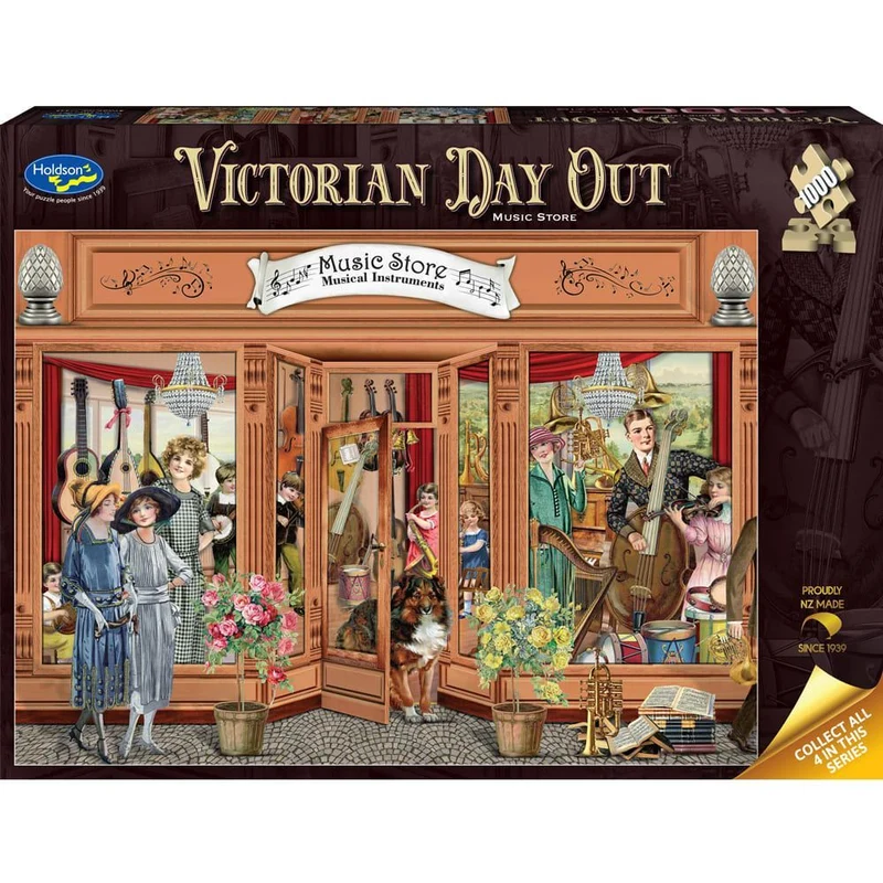 Holdson 1000pc Victorian Day Out Music Store Puzzle
