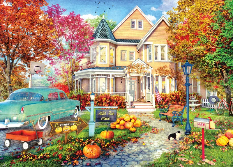 1000pc House and Home: Autumn Town House