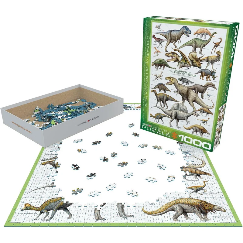 Eurographics 1000pc Dinosaurs Cretaceous Period Puzzle