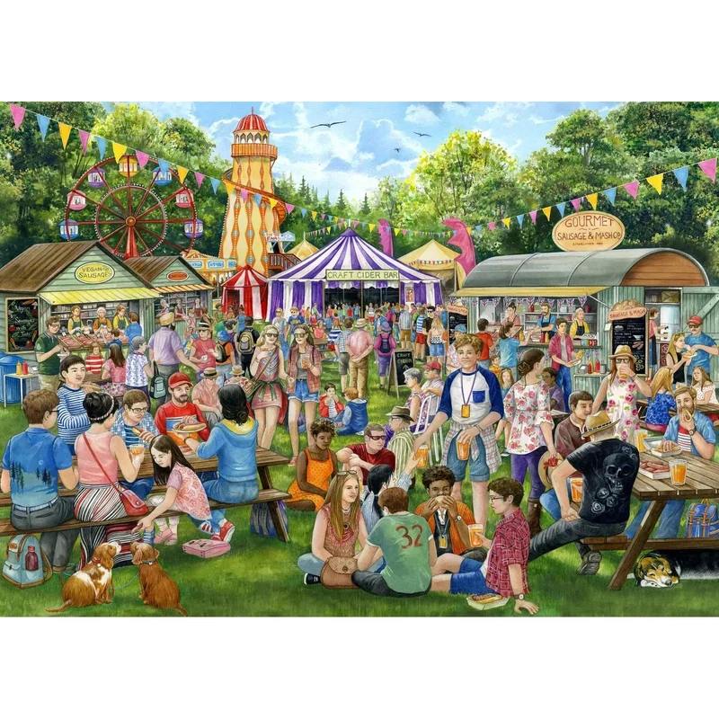 Holdson 1000pc A Day Out Sausage and Cider Puzzle