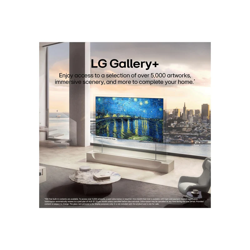 LG 77" OLED EVO AI W6 Wallpaper 4K Smart TV [2026]