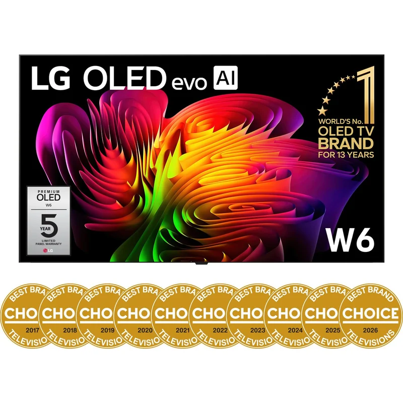 LG 83" OLED EVO AI W6 Wallpaper 4K Smart TV [2026]