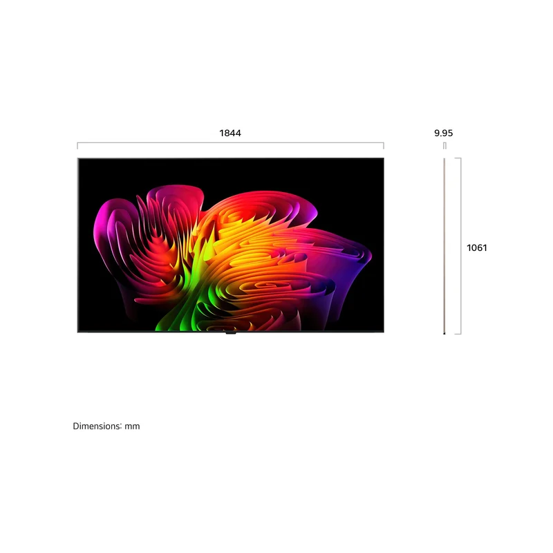 LG 83" OLED EVO AI W6 Wallpaper 4K Smart TV [2026]