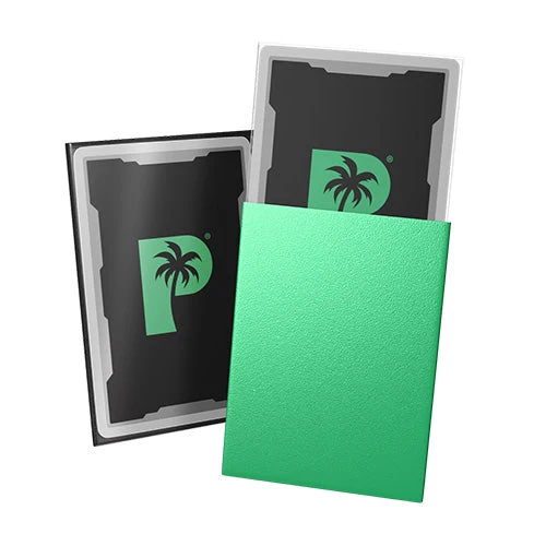 Palms Off Gaming Palms Off Standard 100pc Blackout Deck Sleeves - Jade Matte
