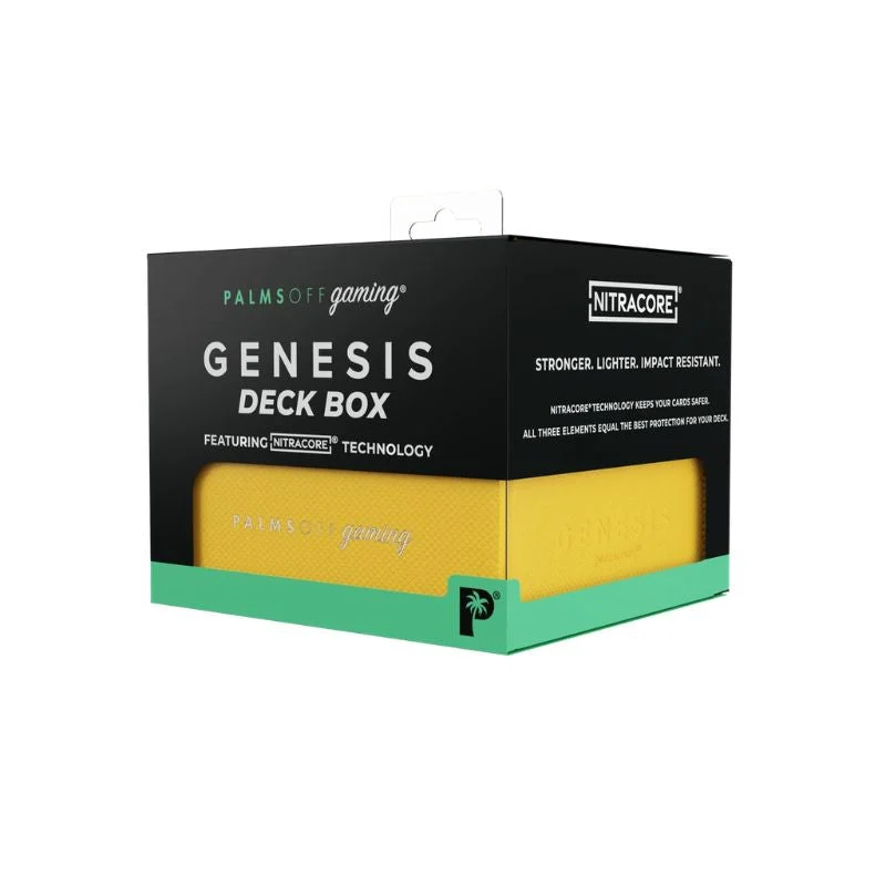 Palms Off Gaming Genesis Deck Box - Yellow