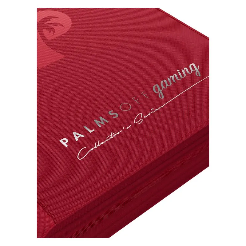 Palms Off Gaming Collector's Series 4 Pocket Zip Trading Card Binder - Red
