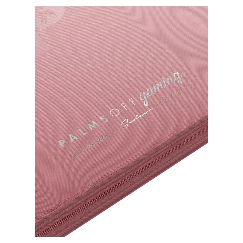 Palms Off Gaming Collector's Series 12 Pocket Zip Trading Card Binder - Pink
