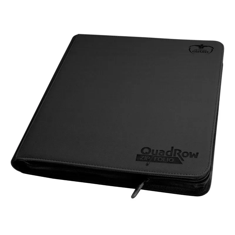 Ultimate Guard 12-Pocket QuadRow ZipFolio XenoSkin Black Folder