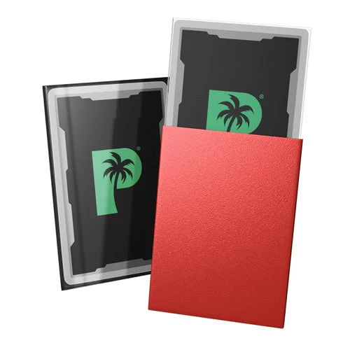 Palms Off Gaming Palms Off Standard 100pc Blackout Deck Sleeves - Red