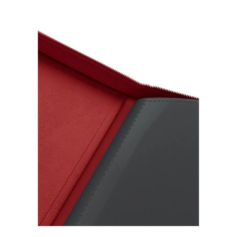 Palms Off Gaming Collector's Series Card Loader TOP LOADER Clear Zip Binder - Red