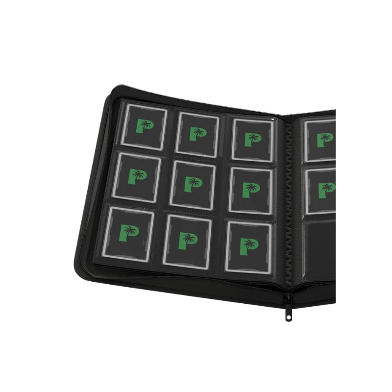 Palms Off Gaming Collector's Series 9 Pocket Zip Trading Card Binder - Black
