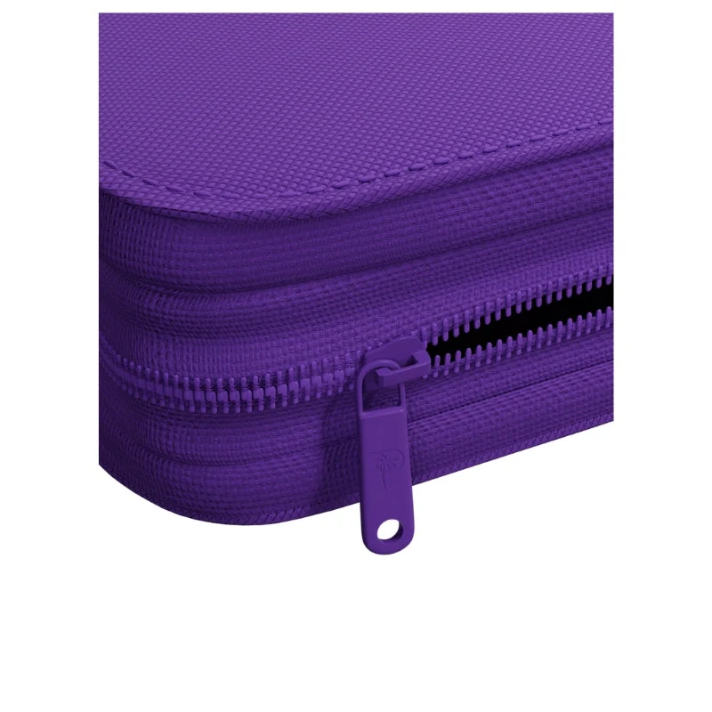 Palms Off Gaming Collector's Series 12 Pocket Zip Trading Card Binder - Purple