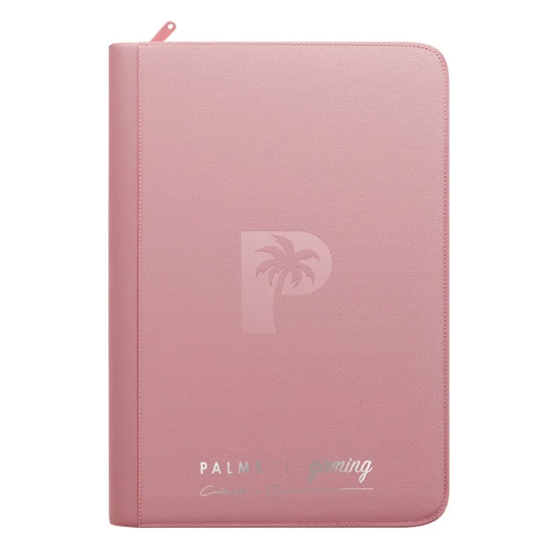 Palms Off Gaming Collector's Series 9 Pocket Zip Trading Card Binder - Pink