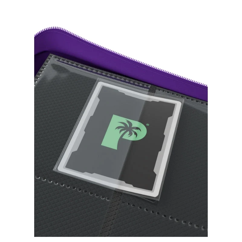 Palms Off Gaming Collector's Series 9 Pocket Zip Trading Card Binder - Purple
