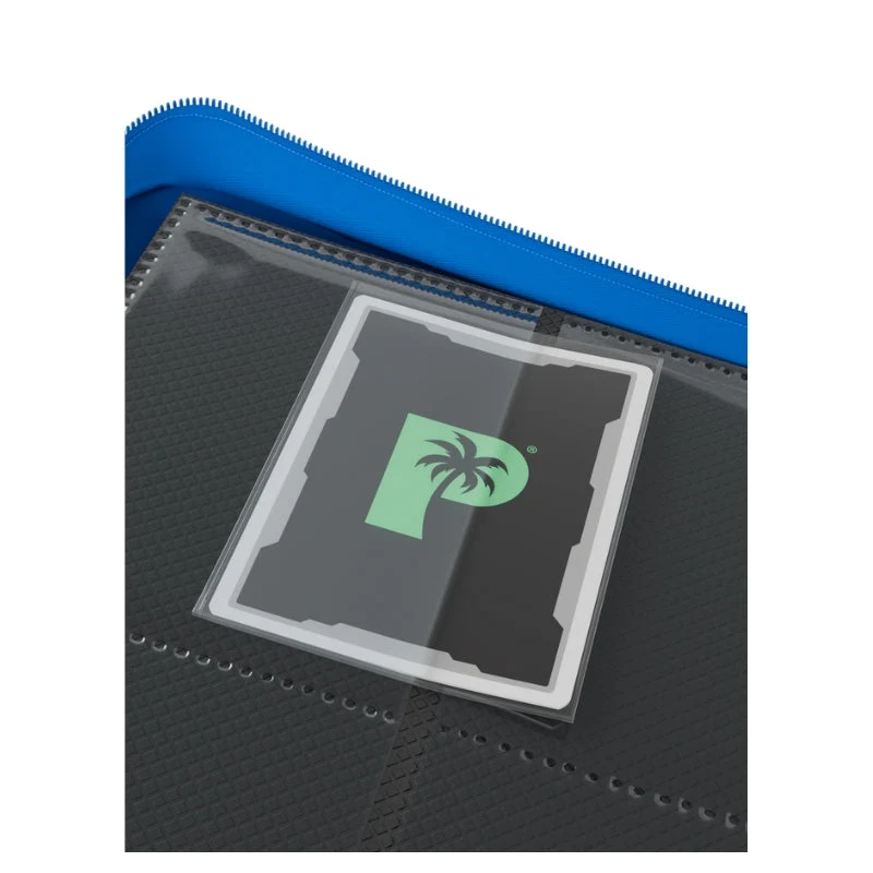 Palms Off Gaming Collector's Series 9 Pocket Zip Trading Card Binder - Blue
