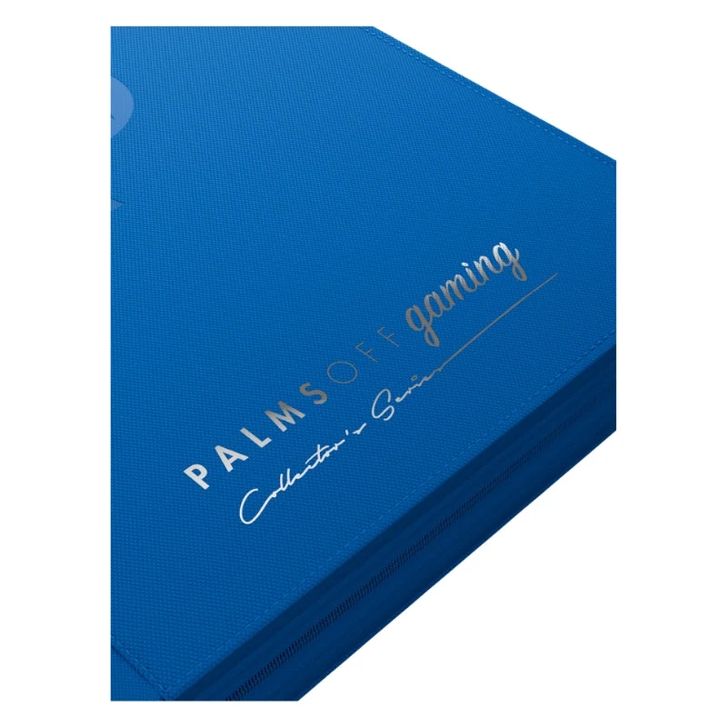 Palms Off Gaming Collector's Series 9 Pocket Zip Trading Card Binder - Blue