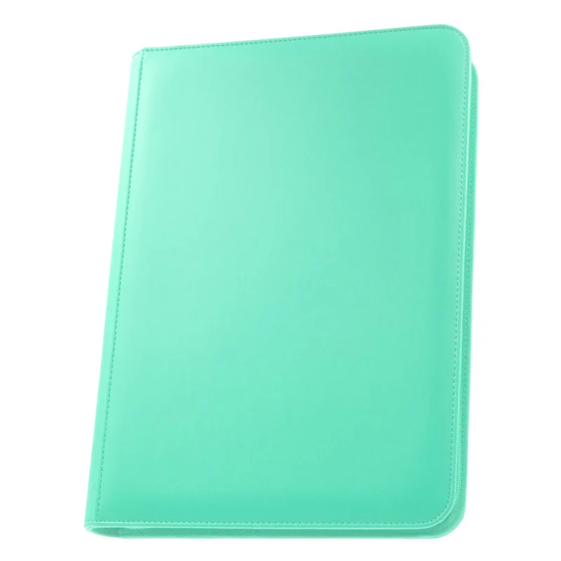 Palms Off Gaming STEALTH 9 Pocket Zip Trading Card Binder - Turquoise