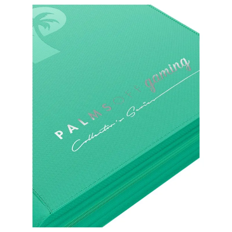 Palms Off Gaming Collector's Series 4 Pocket Zip Trading Card Binder - Turquoise