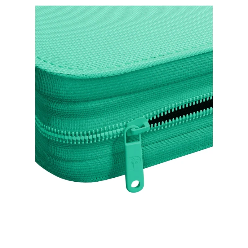 Palms Off Gaming Collector's Series 12 Pocket Zip Trading Card Binder - Turquoise