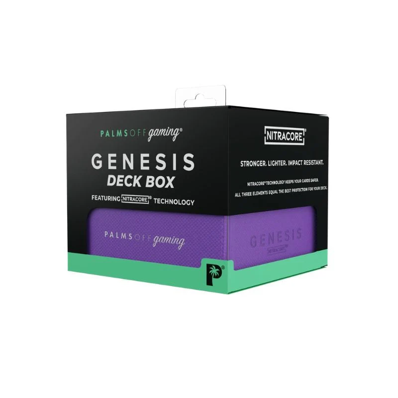 Palms Off Gaming Genesis Deck Box - Purple