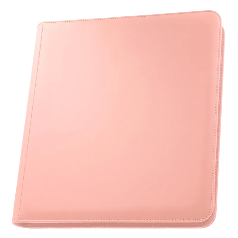 Palms Off Gaming STEALTH 12 Pocket Zip Trading Card Binder - Pink